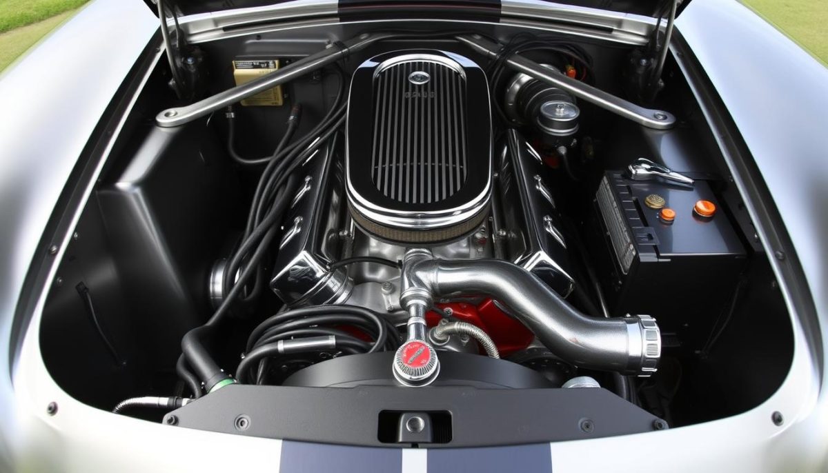 Custom modifications to engine specs of Aaron Baddeley's Eleanor Restomod