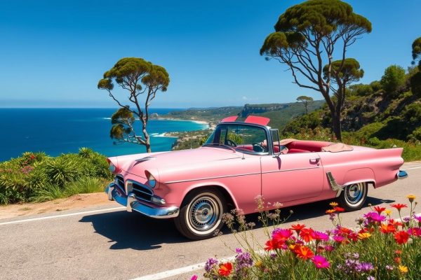 Donna Michelle's 1965 Playmate Pink Convertible in Australia