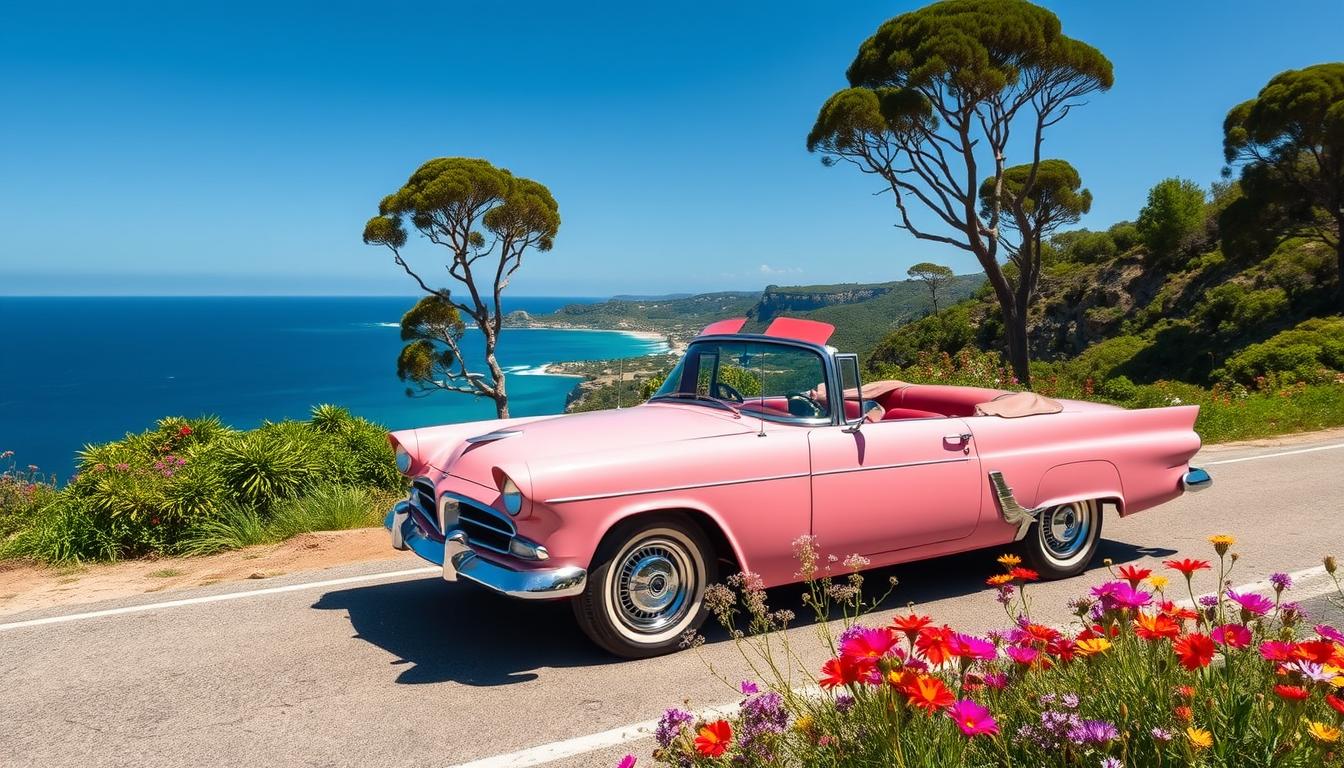 Donna Michelle's 1965 Playmate Pink Convertible in Australia