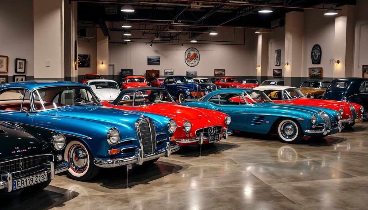 iconic cars in Craig Jackson's private collection